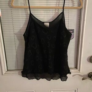 Gilligan & O'Malley Black Heart Camisole